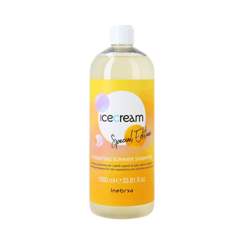INEBRYA ICE CREAN SCALP HYDRATING SUMMER Feuchtigkeitsspendendes Haarshampoo 1000ml