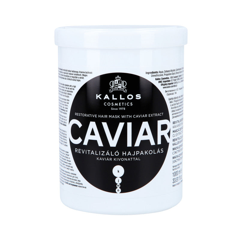 KALLOS KJMN Caviar Revitalisierende Haarmaske mit Kaviar 1000ml