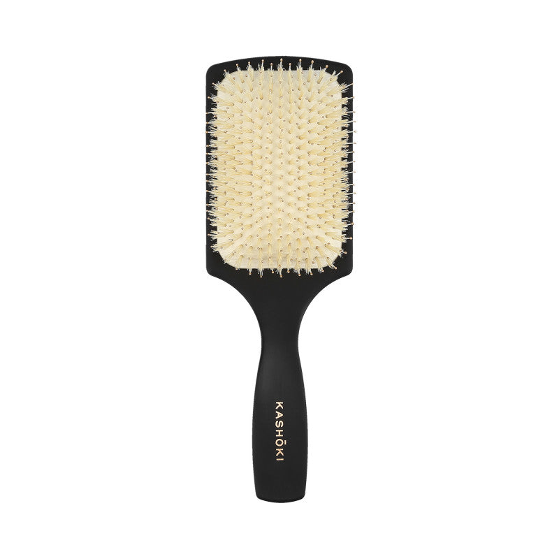 Kashōki Smooth White Detangler Paddle Spazzola Per Capelli Con Setole Di Cinghiale