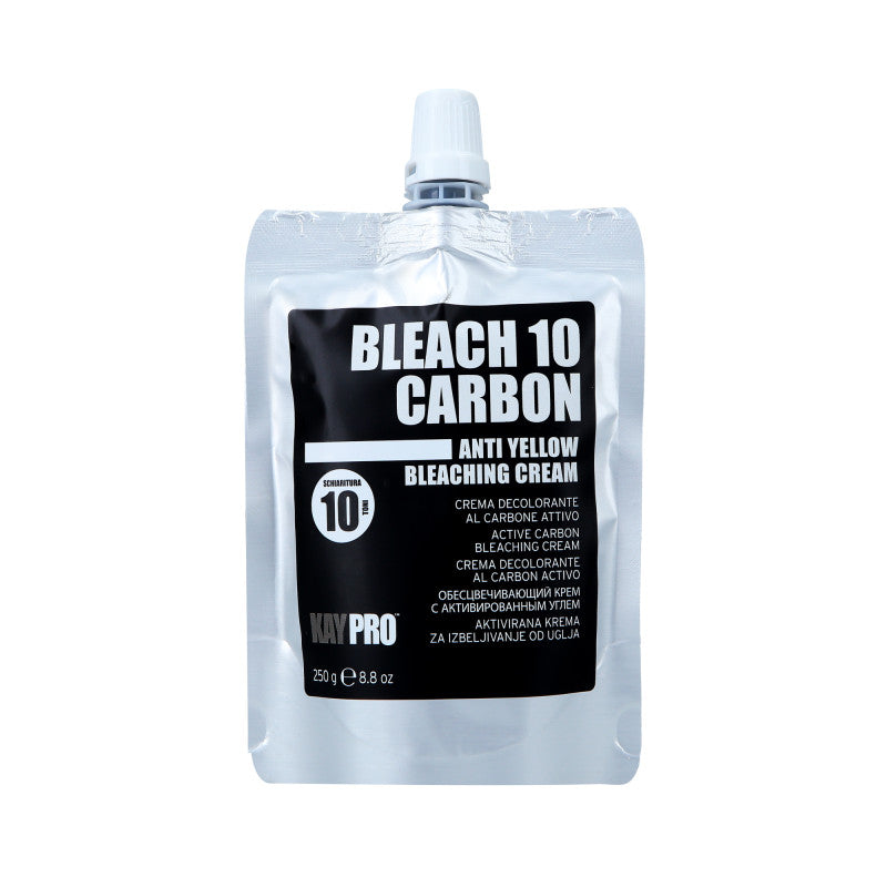 KAYPRO BLEACH 10 CARBON Krémový rozjasňovač s aktivním uhlím 250 g