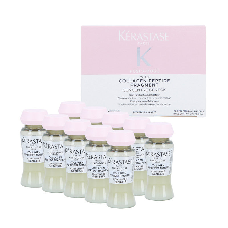 KÉRASTASE FUSIO-DOSE COLLAGEN PEPTIDE Ampułki do włosów osłabionych 10 x 12 ml