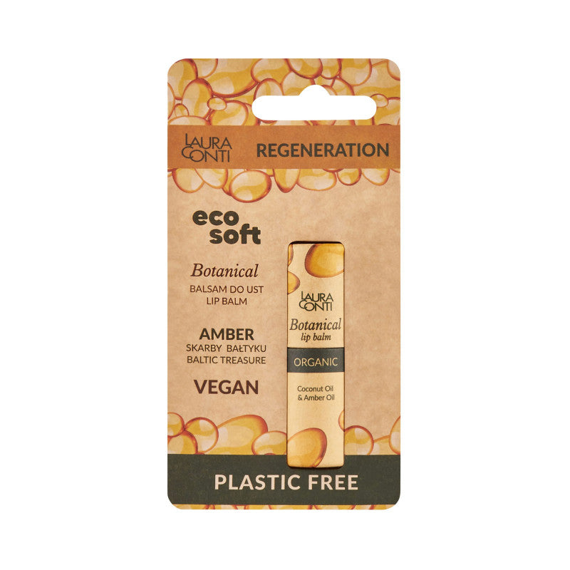 LAURA CONTI ECOSOFT BOTANICAL Balsamo labbra rigenerante con olio d'ambra 7,2 ml