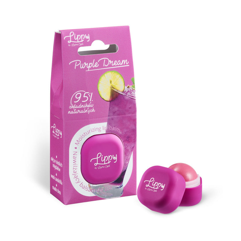 LAURA CONTI LIPPY DAY DRINKS Gel à lèvres hydratant méga Purple Dream 6,3 ml