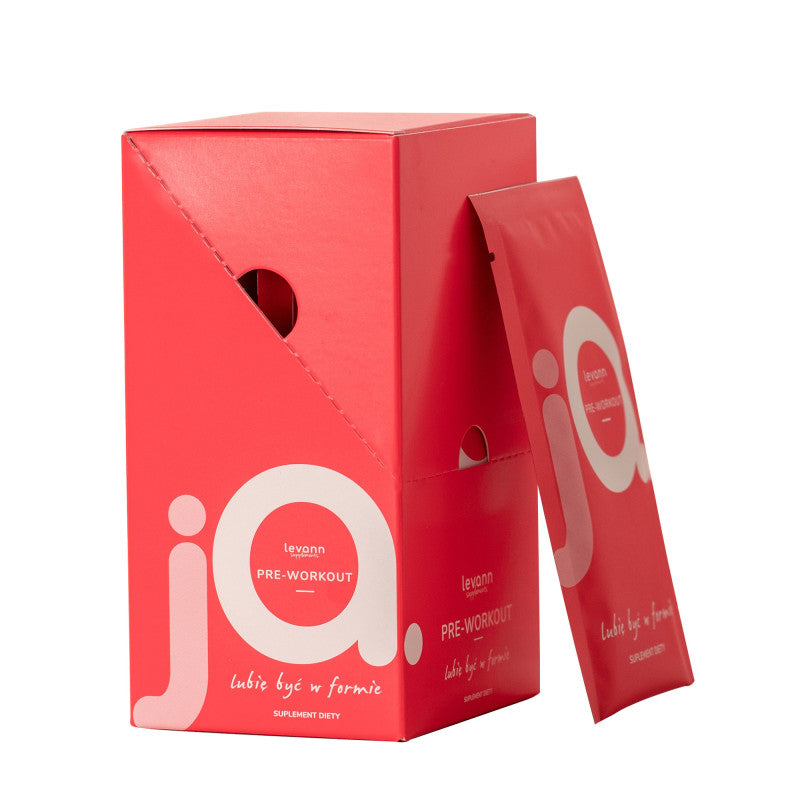 LEVANN “jA” PRE-WORKOUT Odżywka przedtreningowa 10 saszetek x 13 g