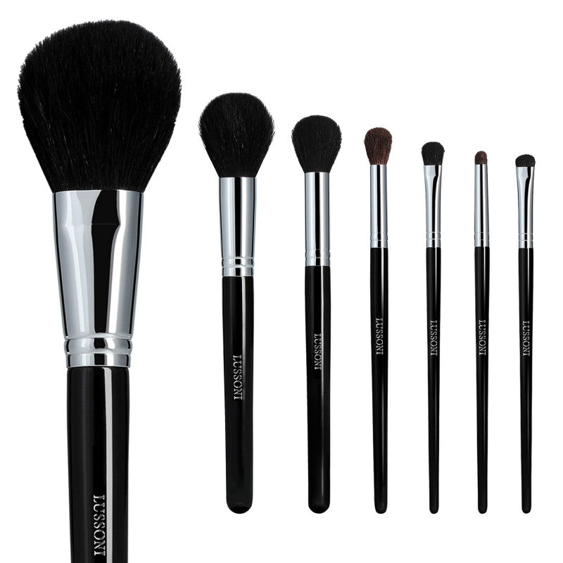 LUSSONI Natural Smoothness - 7 Pezzi Set Pennelli Makeup Professionale