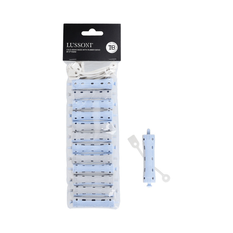 LUSSONI Cold permanent wave rollers, 13x70mm, 12 ks.