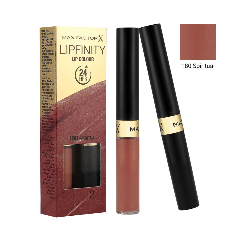 MAX FACTOR LIPFINITY Dlouhotrvající rtěnka 2v1 180 Spiritual 2,3ml+1,9g