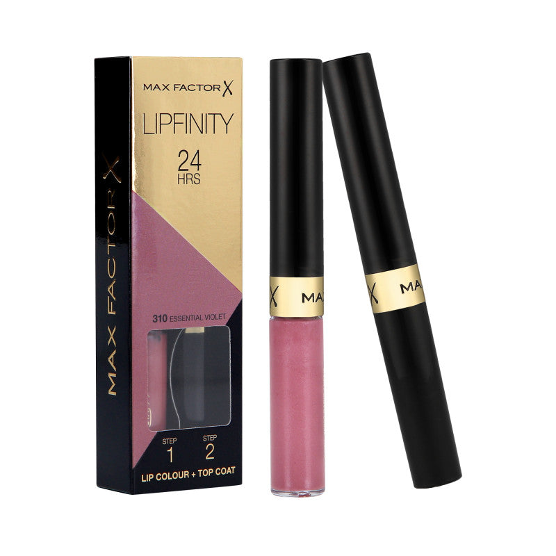 MAX FACTOR LIPFINITY Dlouhotrvající rtěnka 2v1 310 Essential Violet 2,3ml+1,9g