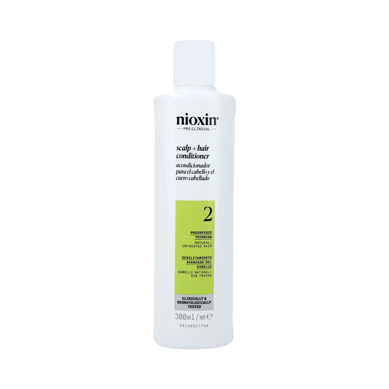 NIOXIN PRO CLINICAL 2 Wzmacniająca odżywka do włosów naturalnych i z widocznym przerzedzeniem 300 ml