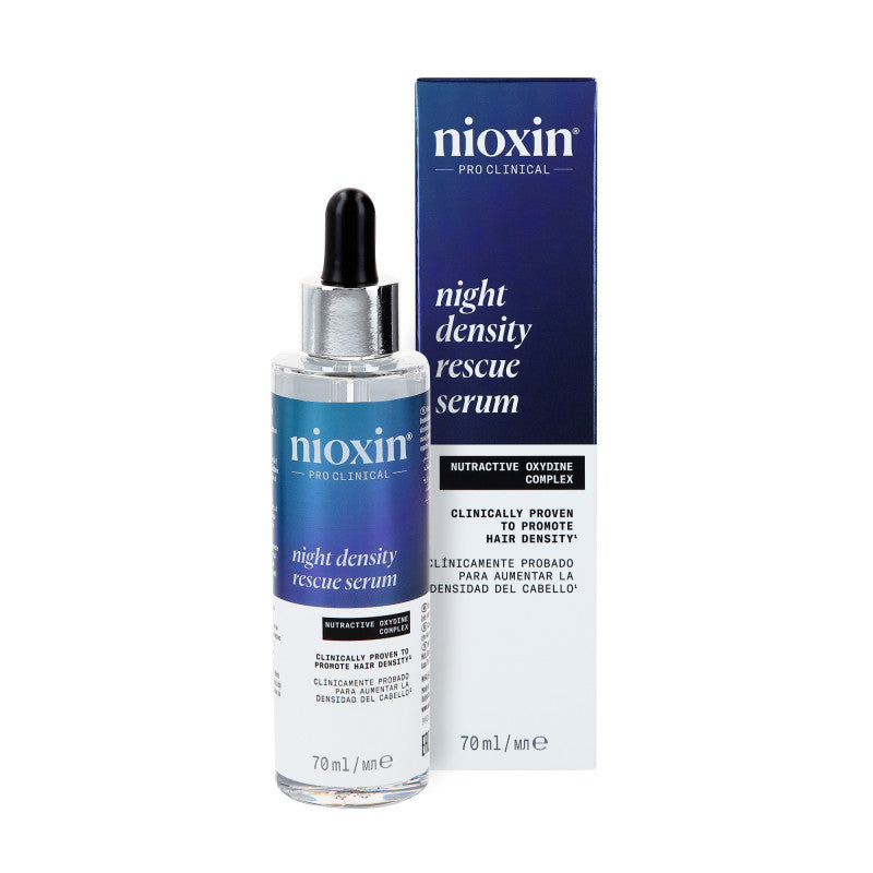 NIOXIN PRO CLINICAL NIGHT DENSITY RESCUE SERUM Nocna kuracja zagęszczająca włosy 70 ml