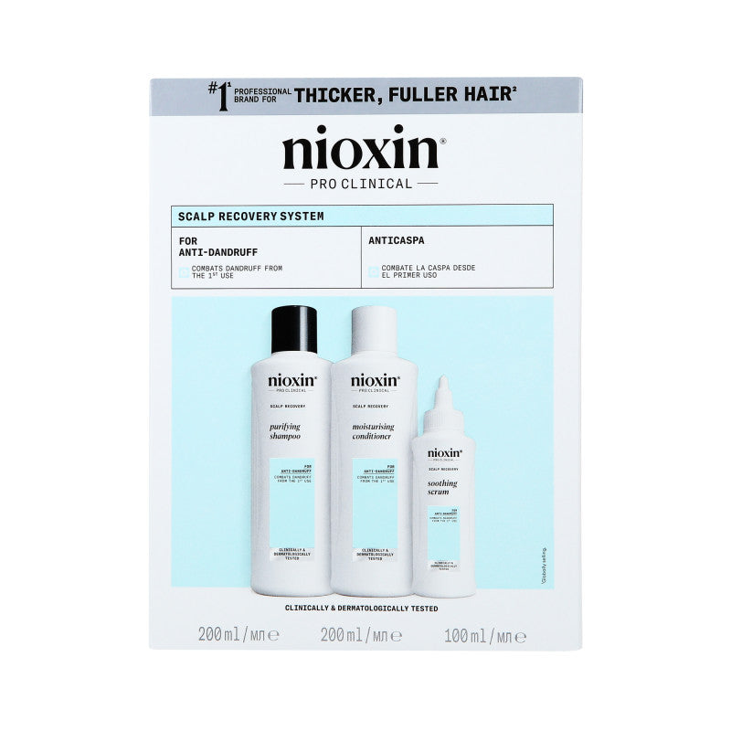 NIOXIN PRO CLICAL SCALP RECOVERY KIT Sada zklidňující péče o vlasy 2 x 200 ml + 100 ml #2