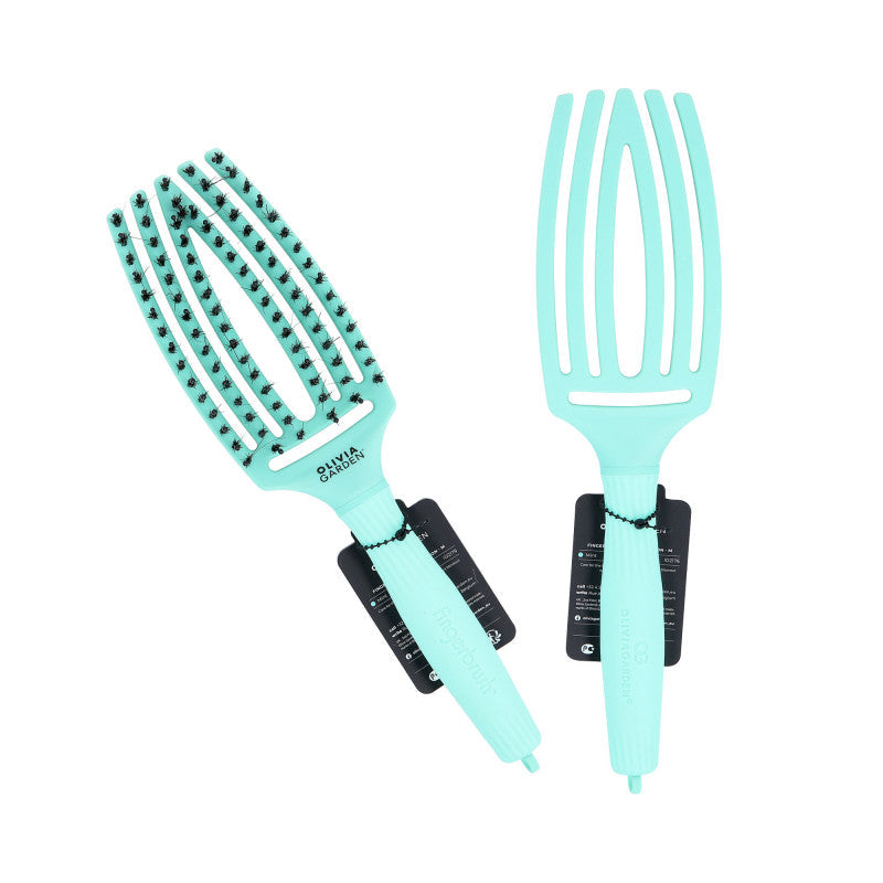 OLIVIA GARDEN FINGERBRUSH Kartáč na vlasy Combo Mint M