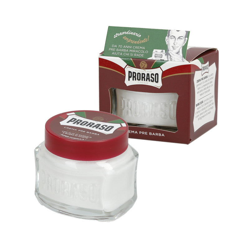 PRORASO RED Crema nutriente pre-rasatura 100ml