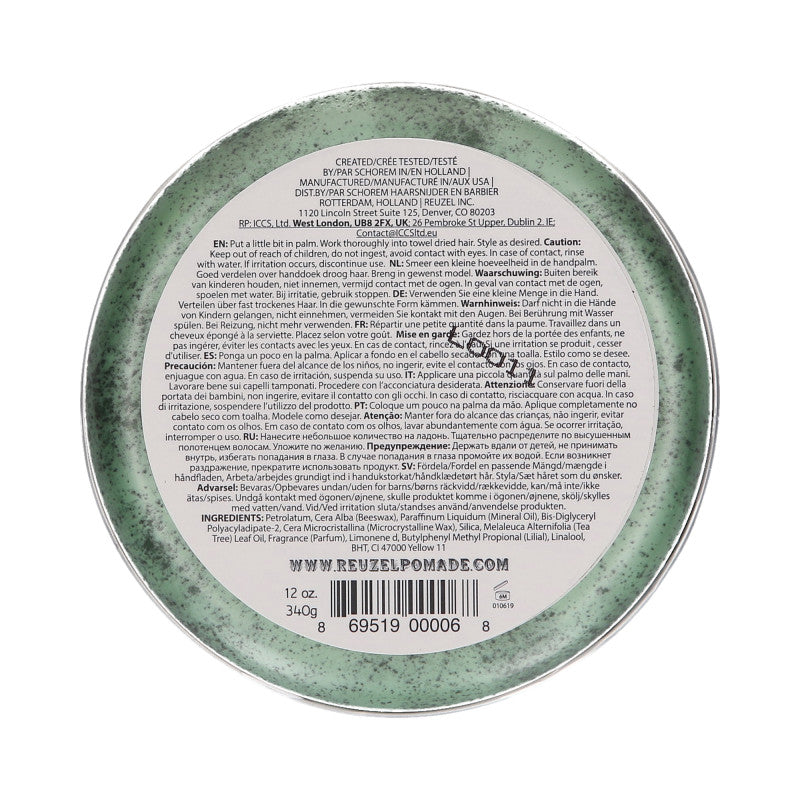 REUZEL Green Medium Hold Pommade pour cheveux 340g #2