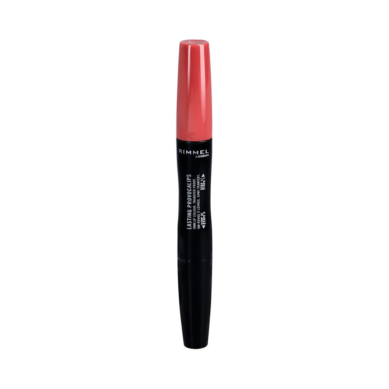 RIMMEL LASTING PROVOCALIPS Rouge à lèvres longue tenue 2 en 1 210 Pinkcase Emergency 6 ml