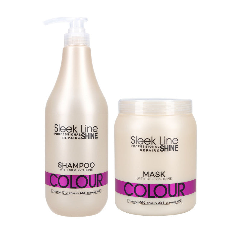 STAPIZ SLEEK LINE COLOR maska 1000ml + šampon 1000ml