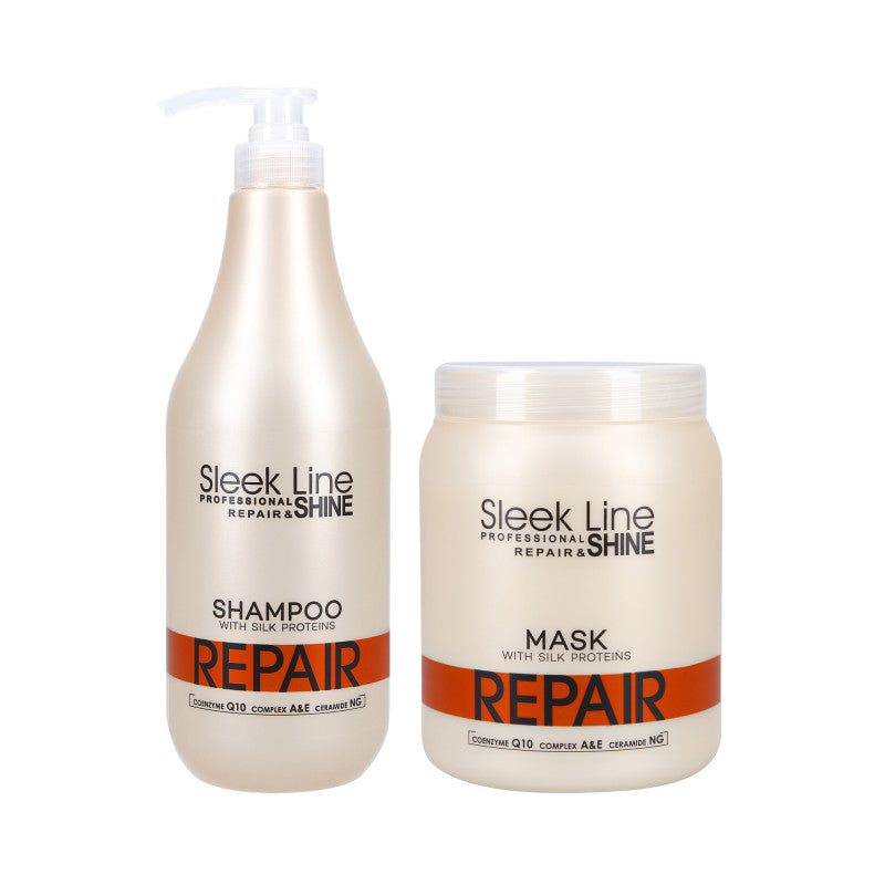 STAPIZ SLEEK LINE REPAIR Set Šampon 1000ml + Maska 1000ml