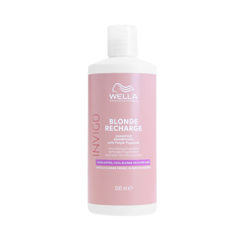 WELLA PROFESSIONALS INVIGO BLONDE RECHARGE PURPLE Shampoo für blondes Haar 500ml