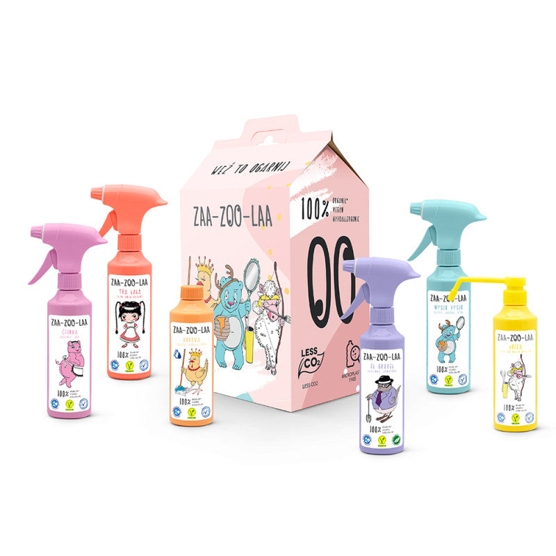 ZAA-ZOO-LAA Sada čisticích prostředků DOMEK