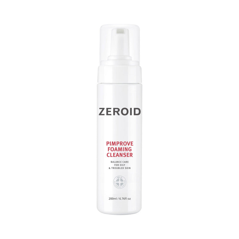 ZEROID PIMPROVE Schiuma detergente ipoallergenica per pelli grasse e a tendenza acneica 200 ml